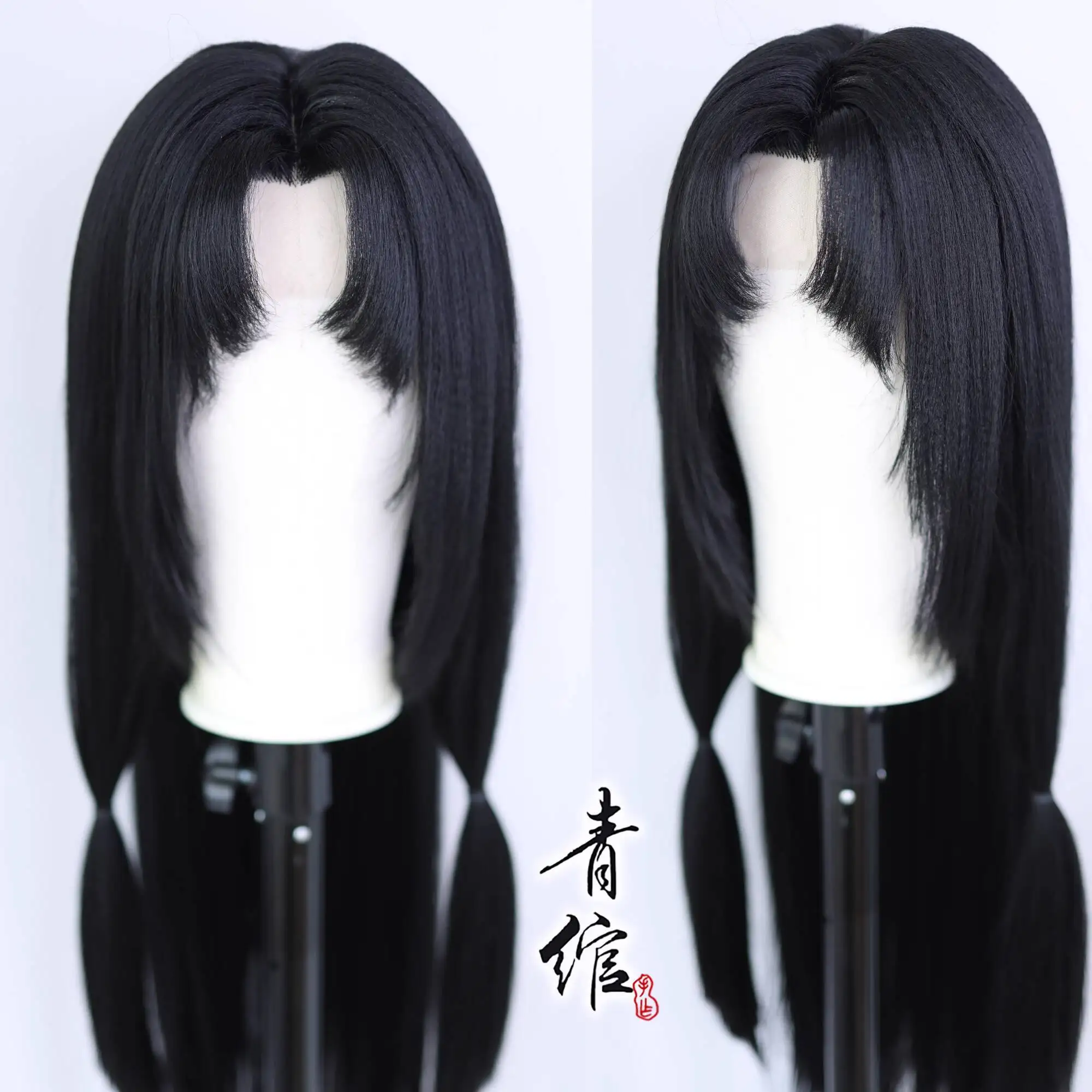 Naraka: Bladepoint Tu Yumen Noce Otaku Luo Meng Cos Copertura per parrucca Halloween Cosplay