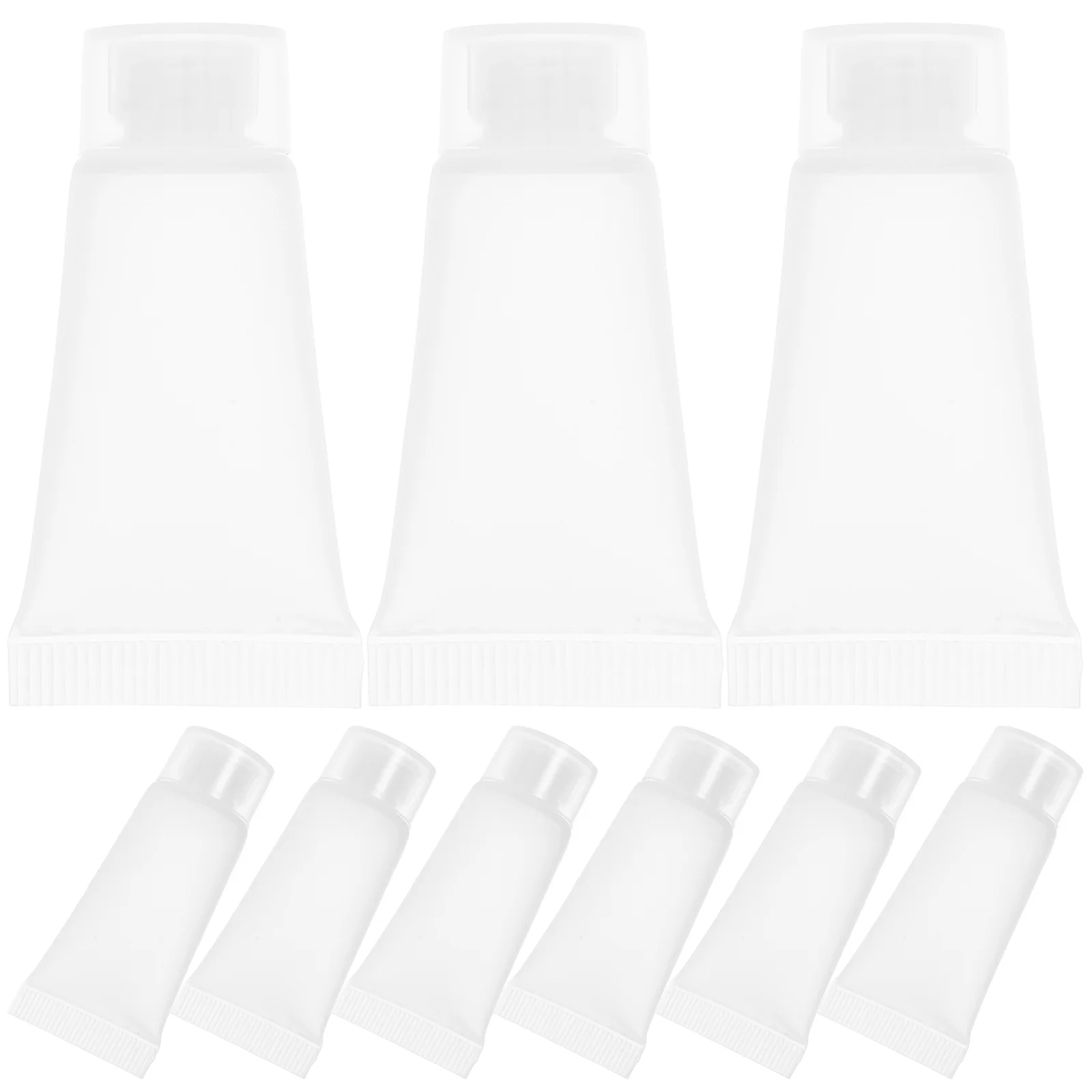 

50 Pcs Bottle Toothpaste Squeeze Tubes for Lotion Container Travel Protector Shampoo