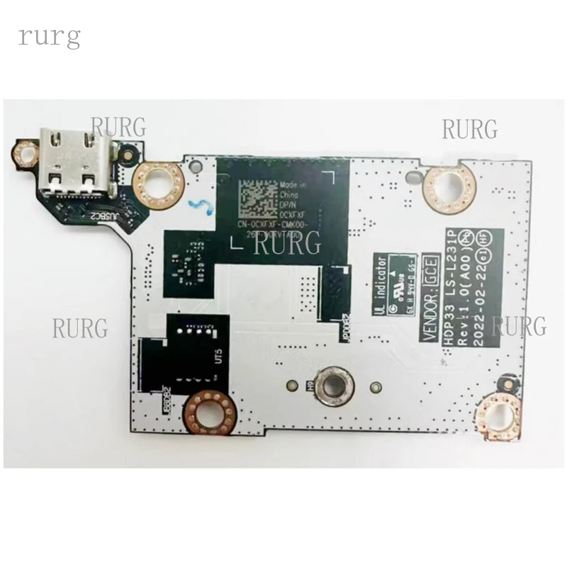

R+ Compatible for Dell XPS 13 9315 laptop USB Type-C port I/O board CXFXF CN-0CXFXF LS-L231P