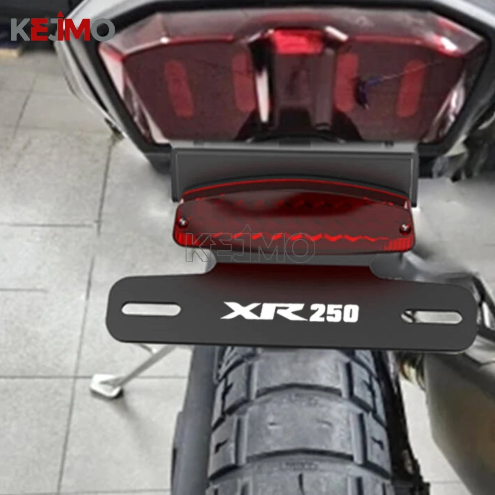 

For Honda Motard Motor Aluminum Licence Plate Holder Set XR250R XR400R XR 400 250 R 1996-2003 2005 2006 2007 2008 XR400 XR250