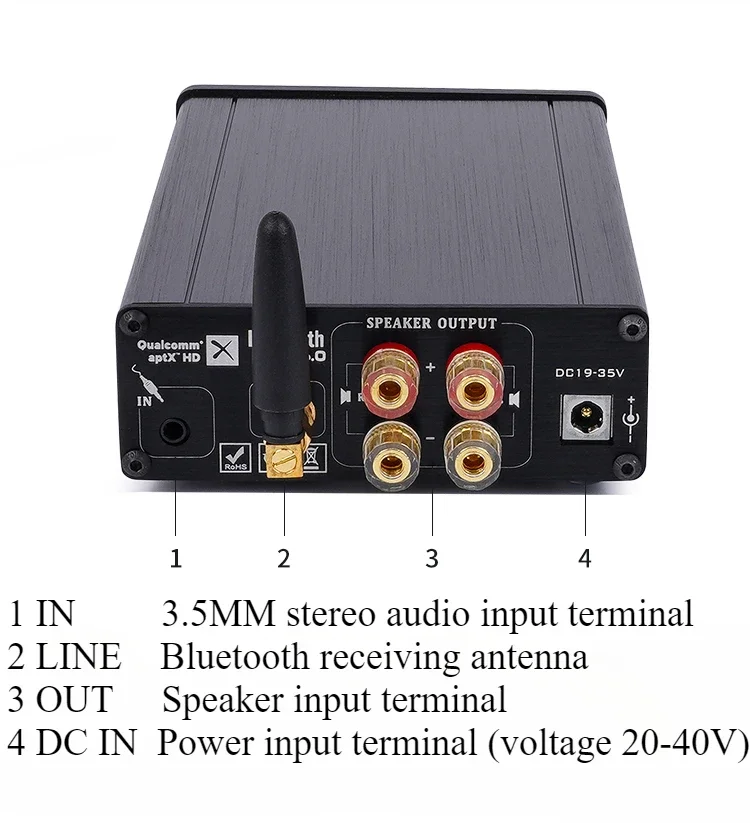 آلة مضخم صوت رقمي لدرجة الحرارة TPA3255 ، HIFI ، بلوتوث من من من من من من من من ، من من نوع thac ، من من من نوع thac