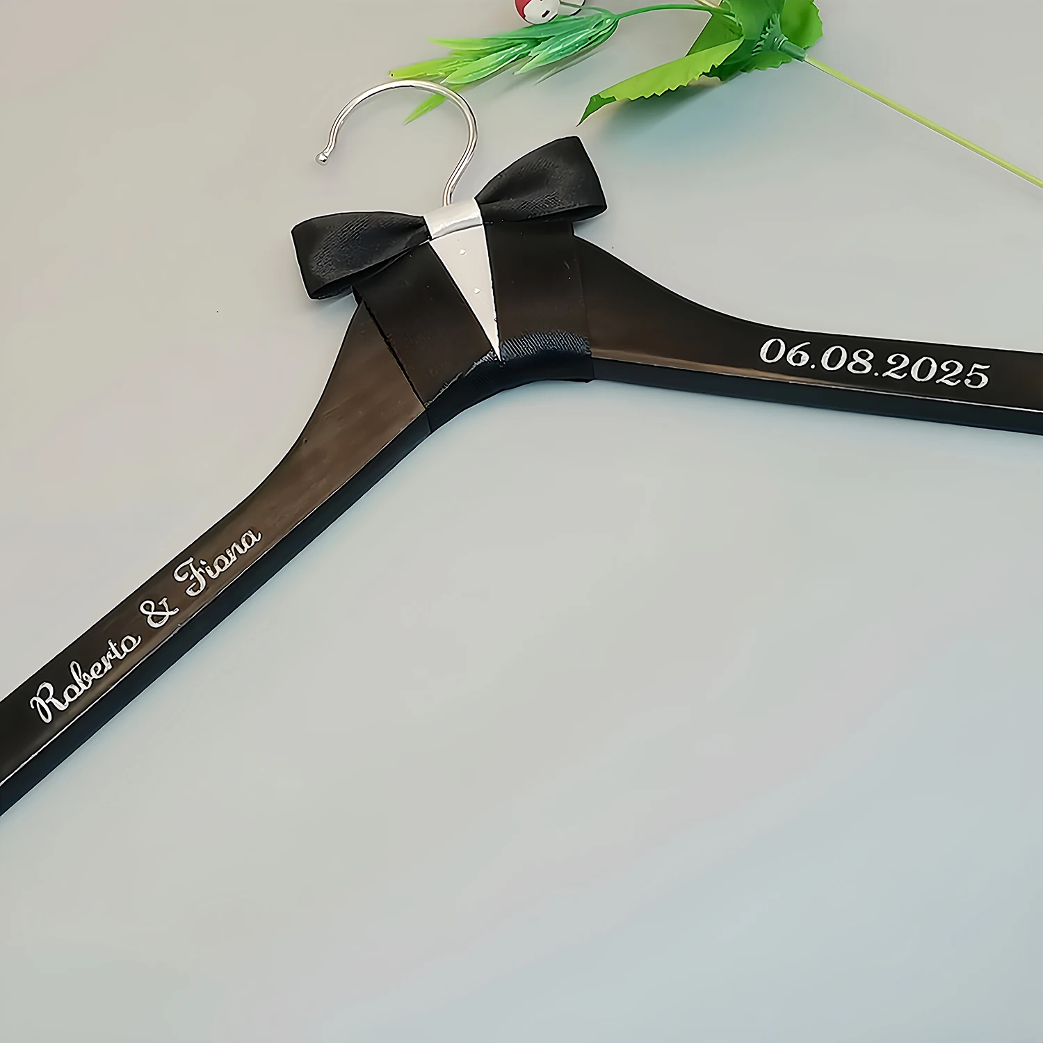 Custom Personalized Wedding Hanger, Groom and Bride Wedding Clothes Hangers,Wood Wedding Hanger,Groomsmen Bridesmaid Shower Gift
