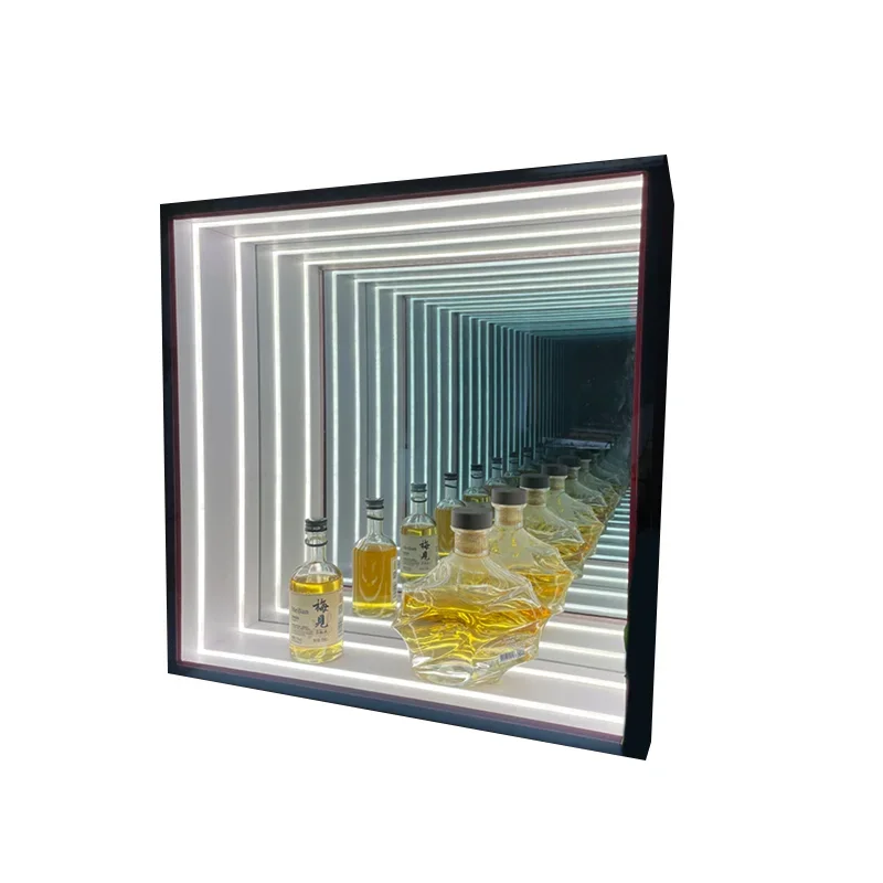 Fashion store decoration led light intelligent color-changing tunnel display cabinet