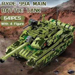SEMBO BLOCK Boys Military Type 15 Light Tank 99A 96 Main Battle Tank WW2 Model Building Blocks Army Soldiers Toys for Children