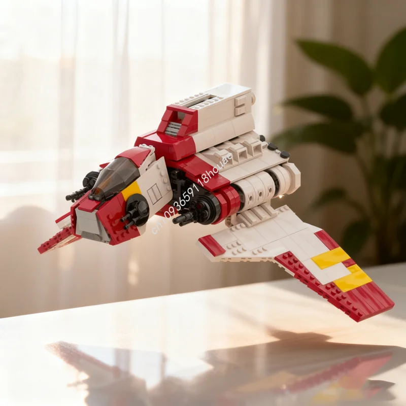 

803 шт. MOC Nu Class Attack Shuttle Star Battle Модель игрушки Строительные блоки Архитектура Сборка Рождественский подарок DIY Кирпич Дети