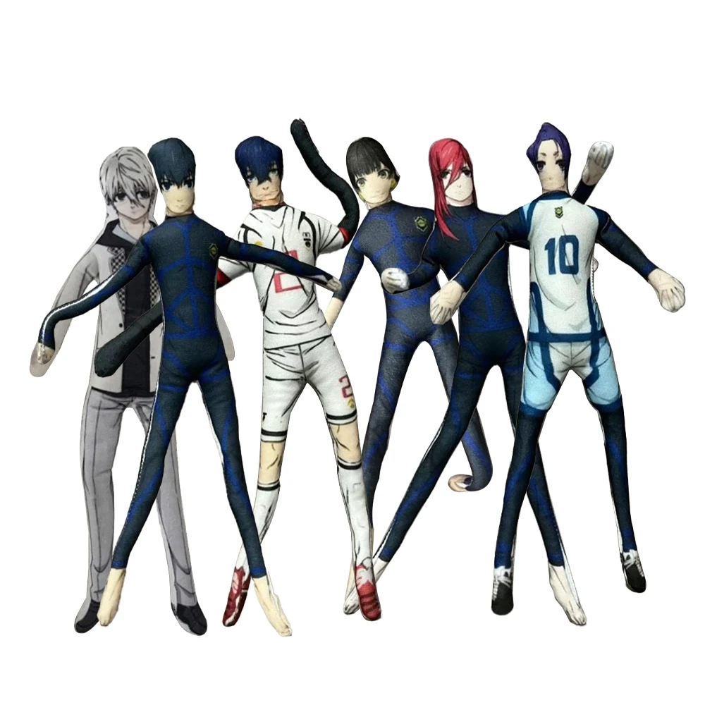 

Anime Plush Toy Yoichi Isagi Nagi Seishiro Reo Mikage figure Rin Itoshi Itoshi Sae action figure Removable model abstract toys