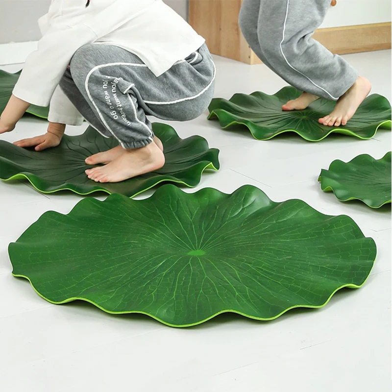 Sensory Training Tools Soft Lotus Leaf Pad Frog Jumping Foam Field Children's Outdoor Play Props Kindergarten Sports Games Toys