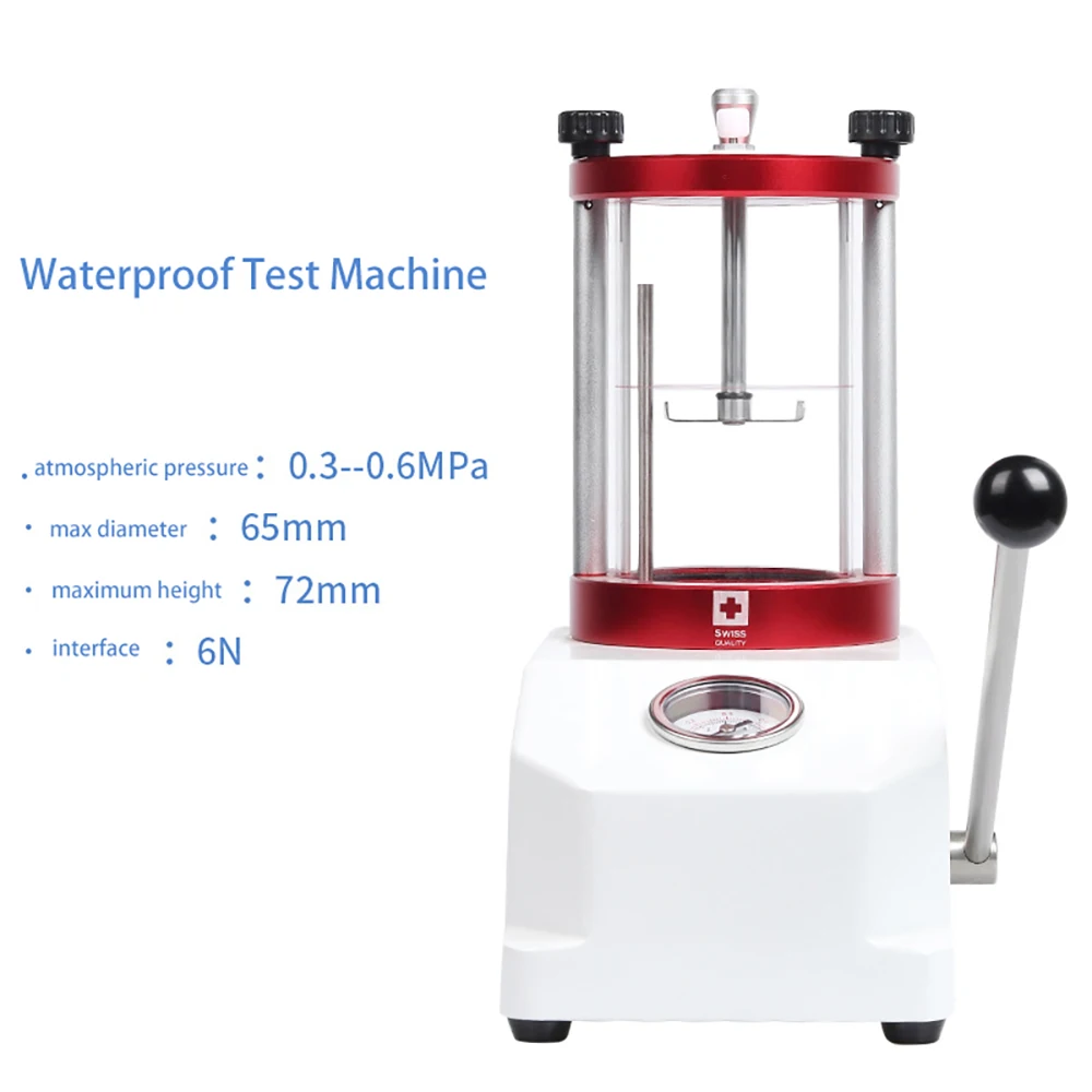 ساعة احترافية مقاومة للماء أداة اختبار ساعة حافظة جهاز اختبار الضغط المقاومة ساعة آلة اختبار مقاومة للماء