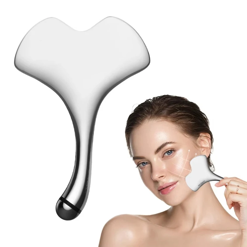 

Microcurrent scraping lift metal set facial massage tool