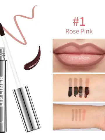 4 Colors Peel Off Lip Liner Waterproof Transfer-proof Lipstic Tattoo Waterproof Long Lasting Matte Velvet Lip Tint Sexy Red Cont