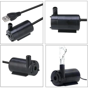 Wasserpumpe ohne mikro untergetauchtes Bürsten niedriges Noese, Aquarium, Aquarium, Fischtank, Lagon, Quelle, Hydroponie, Garten, USB, DC 3-5V 6 Hauptverkaufspumpe Dagua - №4
