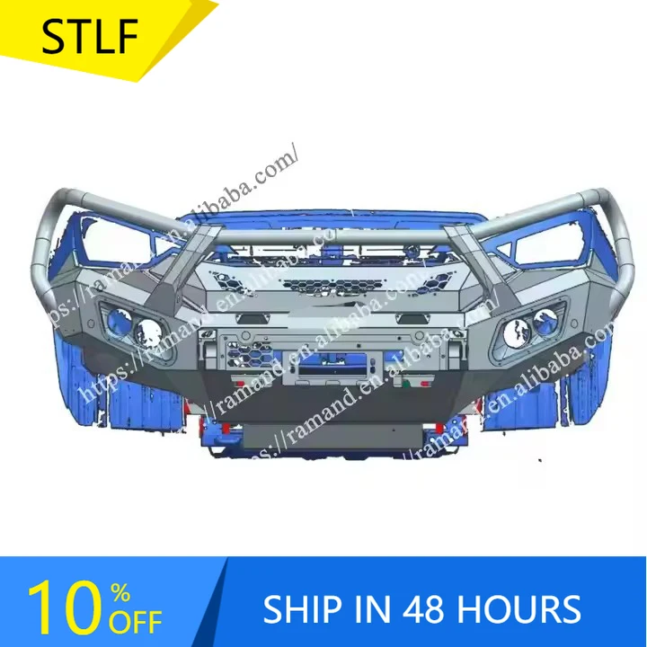 

STLFHM Dmax Steel Bull Bar Hamer Steel Front Bumper for Dmax 2019-2022 Car Bumpers Auto Body System