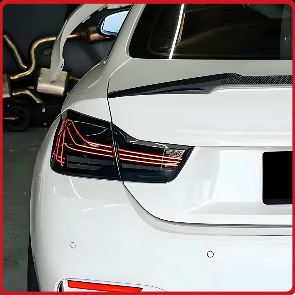 For BMW 4 Series F32 2013-2020 Taillights Assembly Upgrade LED Streamer Turn Signal Light Startup Effect Laser Style