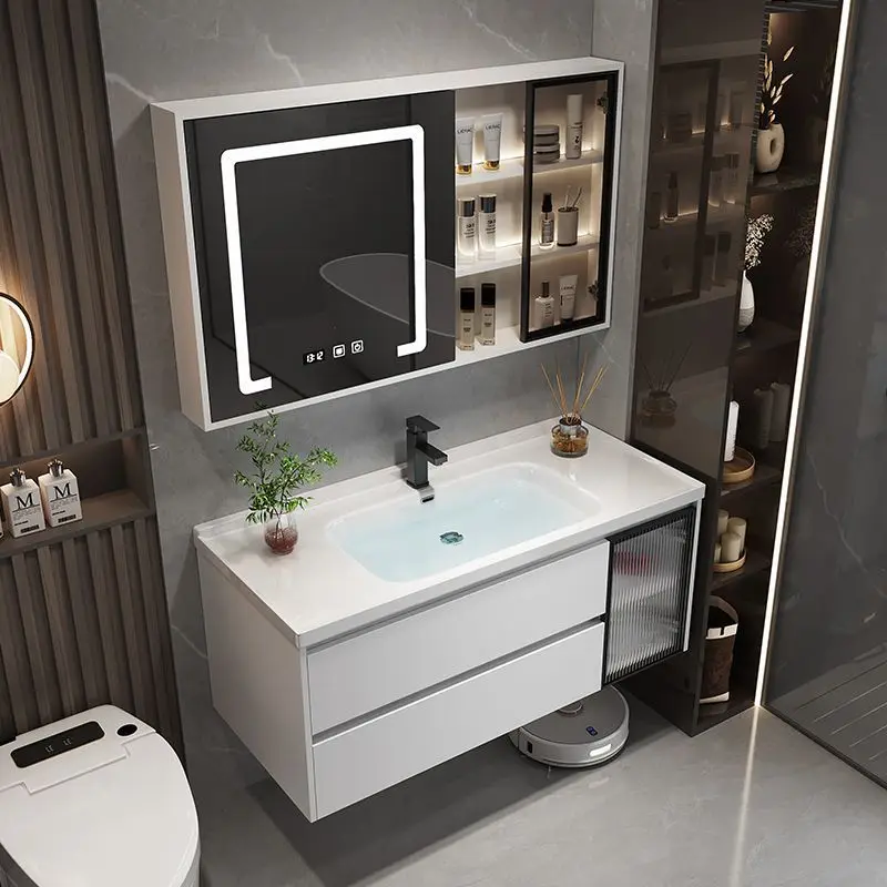 Storage Shelf Column Bathroom Cabinet Floor Sinks Locker Corner Medicine Wall Pharmacy Luxury Multipurpose Szafka Closet image 5