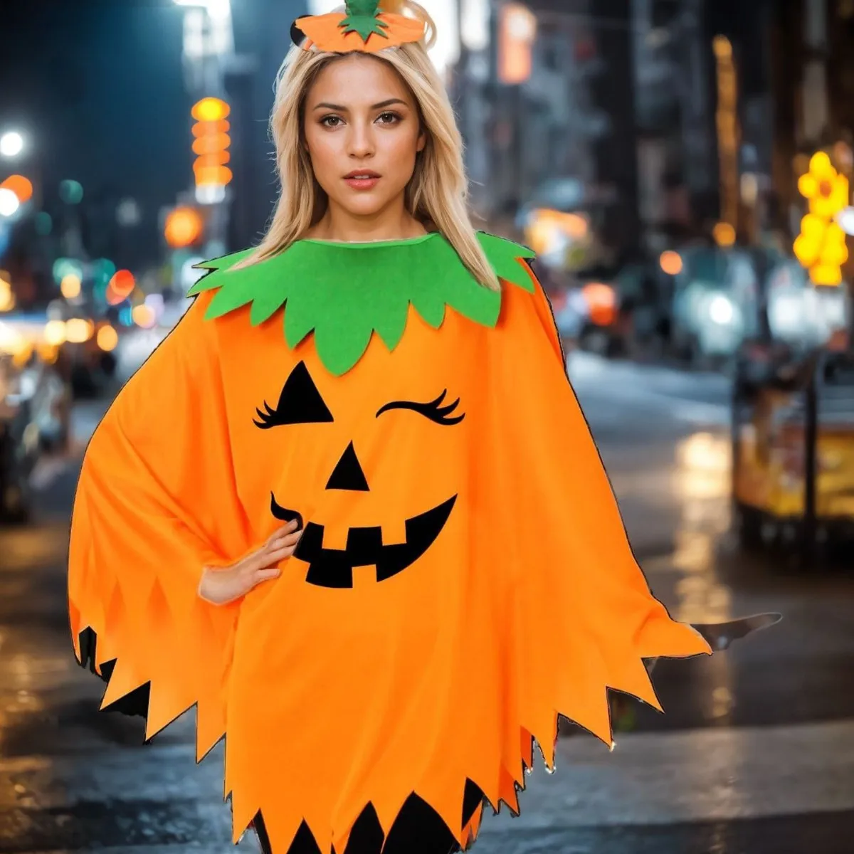 

Kids Halloween Party Costume Romper with Hat Bag Women Pumpkin One-Piece Boy Girl Men Cape Cloak Cosplay Clothing Set