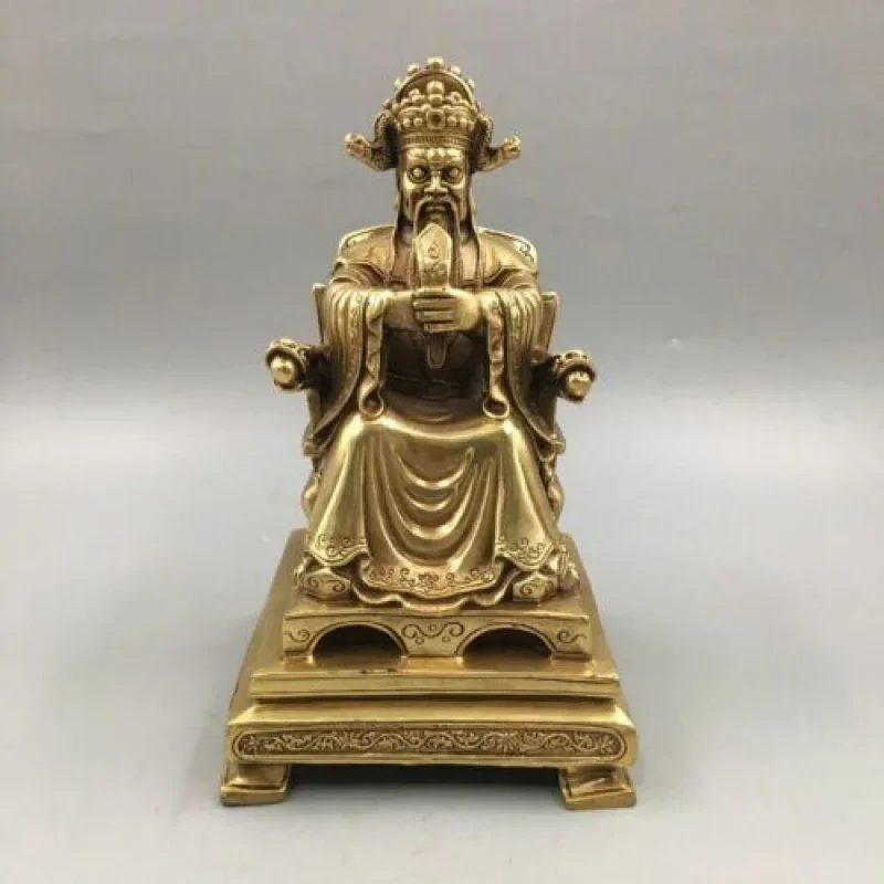 

Chinese Antique Bronze Sculpture Fortune God Wind Water Collection Decorations