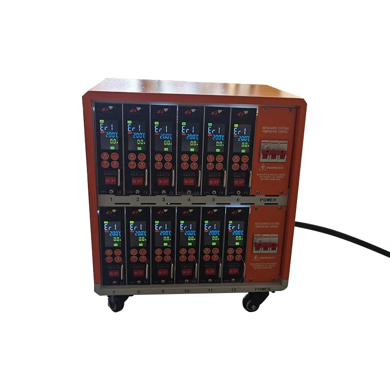 

Injection mold hot runner temperature control box, single point card type anti-burning temperature controller injection molding