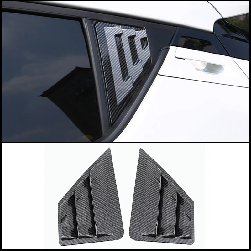 

Car Accessories For Toyota CHR C-HR 2016~2022 Rear Window Blind Shades Louver Glass Sill Molding Cover Sticker Trim Parts