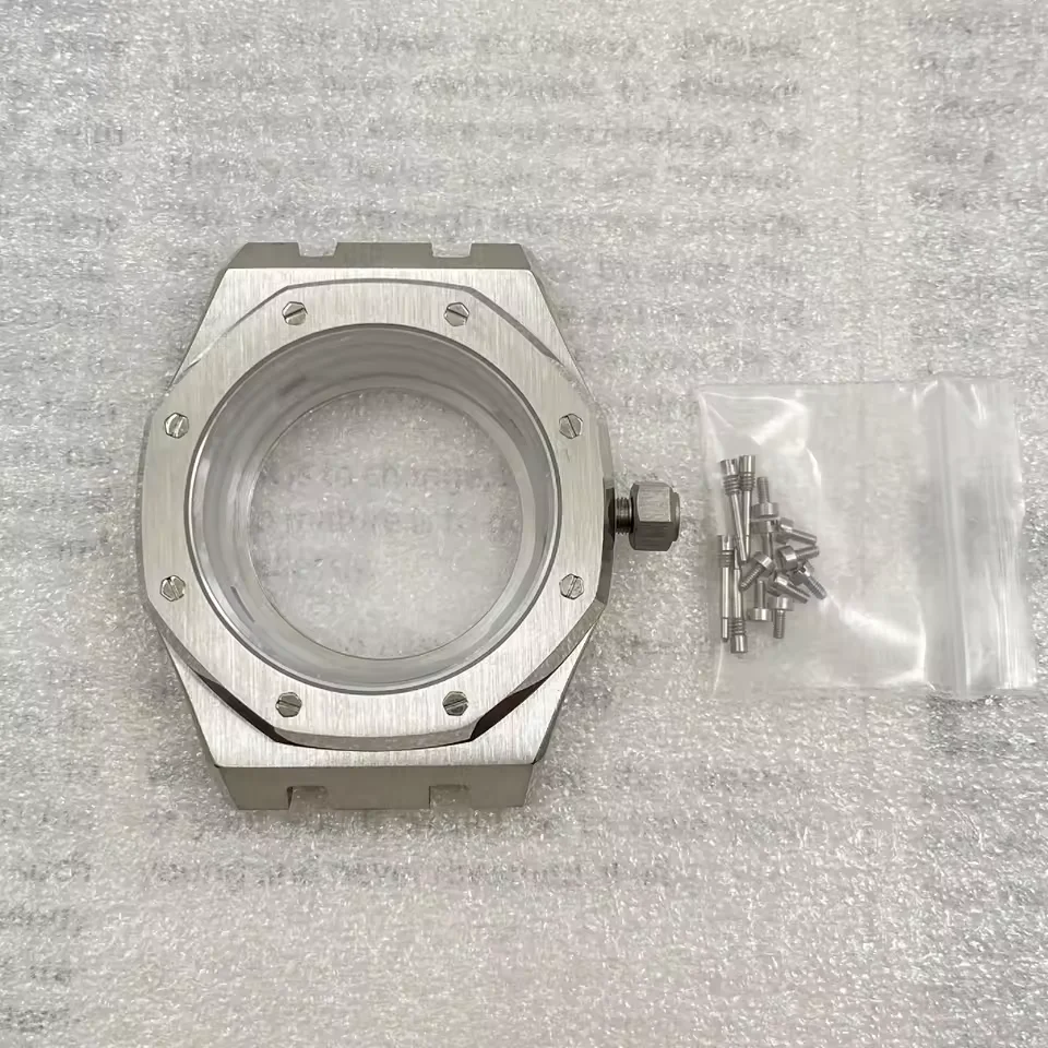 

Корпус часов NH35, 42 мм, сапфировое стекло, водонепроницаемый корпус из нержавеющей стали, серебристый/розовое золото/черный корпус, подходит для циферблата 31,8 мм, подходит для механизма NH35.