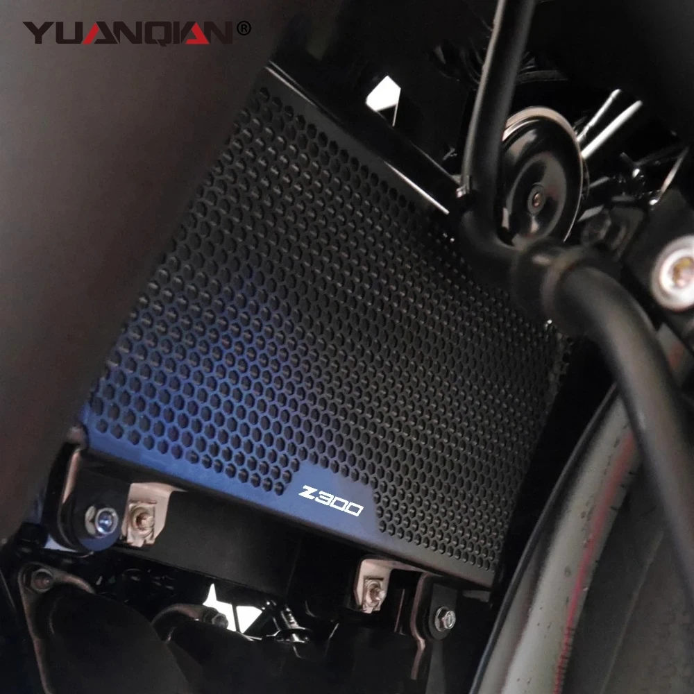 

Motorcycle Radiator Guard Cover Protector Cooler Protection For Kawasaki Ninja 250 300 Z250 Z300 2015~2021 2022 2023 2024 2025