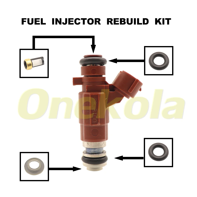 

Ремонтные наборы деталей топливной форсунки для Nissan Sentra 00-03 1.8L L4 QG18DE 16600-5L300 FBJB100