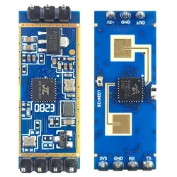 LD2412 Human Presence Sensing Radar Module Sensor 24GHz ISM Frequency Sensitive Body Moving Sensors 9M GPIO UART Output 7PIN