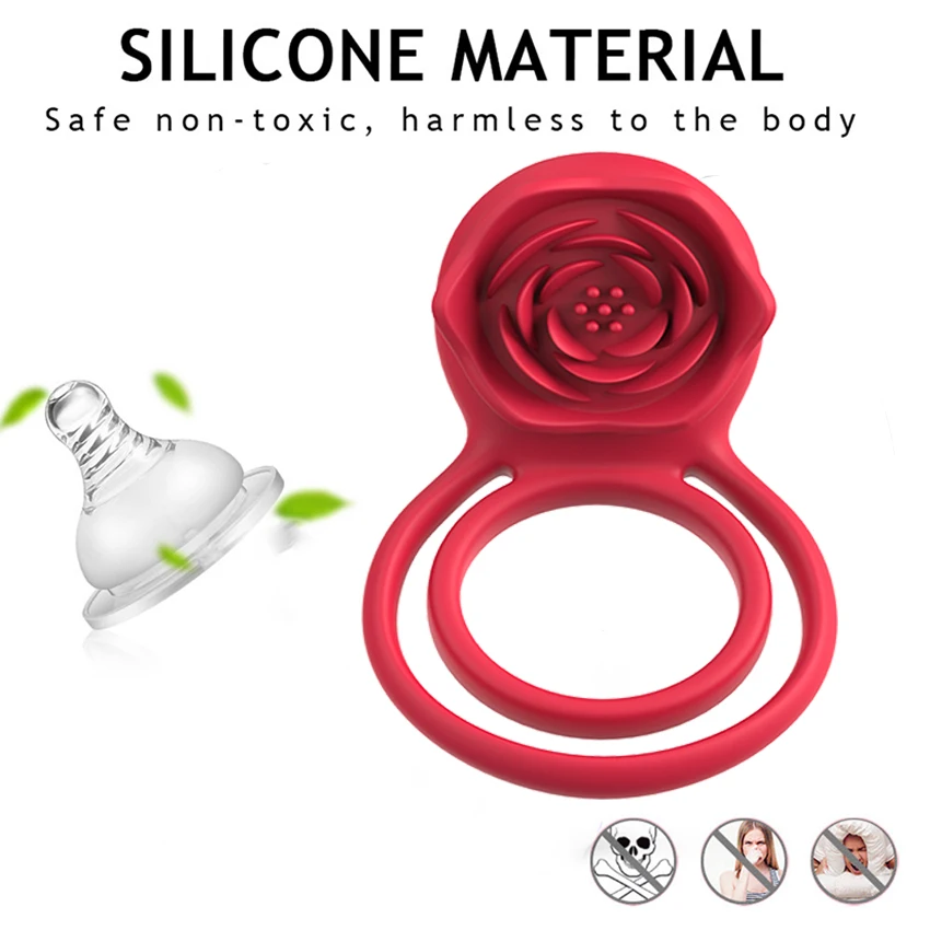 حلقة القضيب تهتز البظر محفز ، G بقعة الجنس لعب للزوجين ، ارتفع هزاز ، تأخير لعق ، التحكم عن بعد ، خواتم الديك للرجال الكبار #3