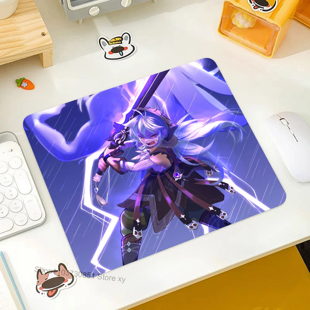 

Razor Genshin Impact Mousepad RGB Small Size Gaming Mouse Pad With LED Light Desk Mat Super Smooth Non-slip Rubber