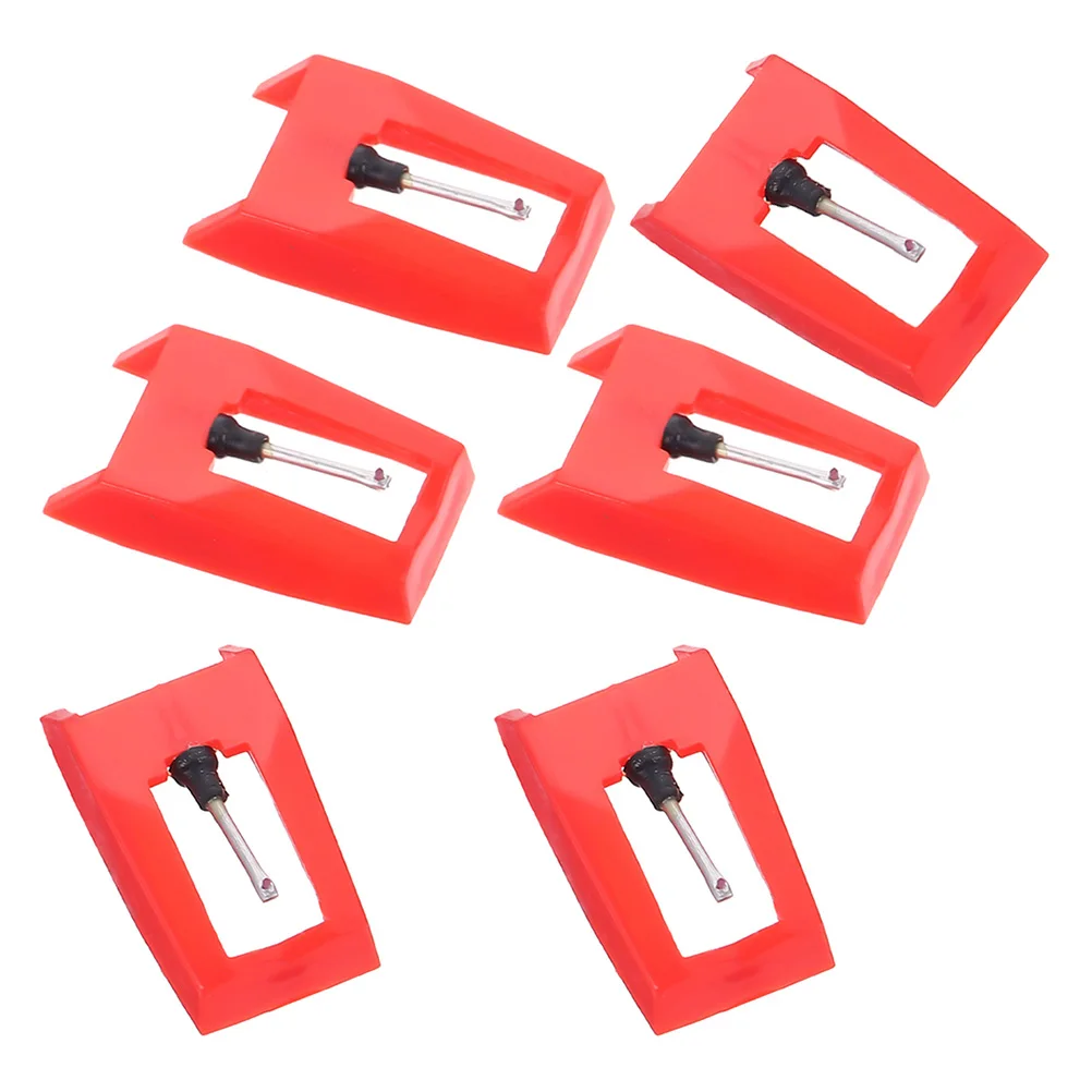 

6pcs Stylus for Record Player Replacement Pickup Turntable Stylus Attachment Phonograph Vinyl DJ Equipment Accessories