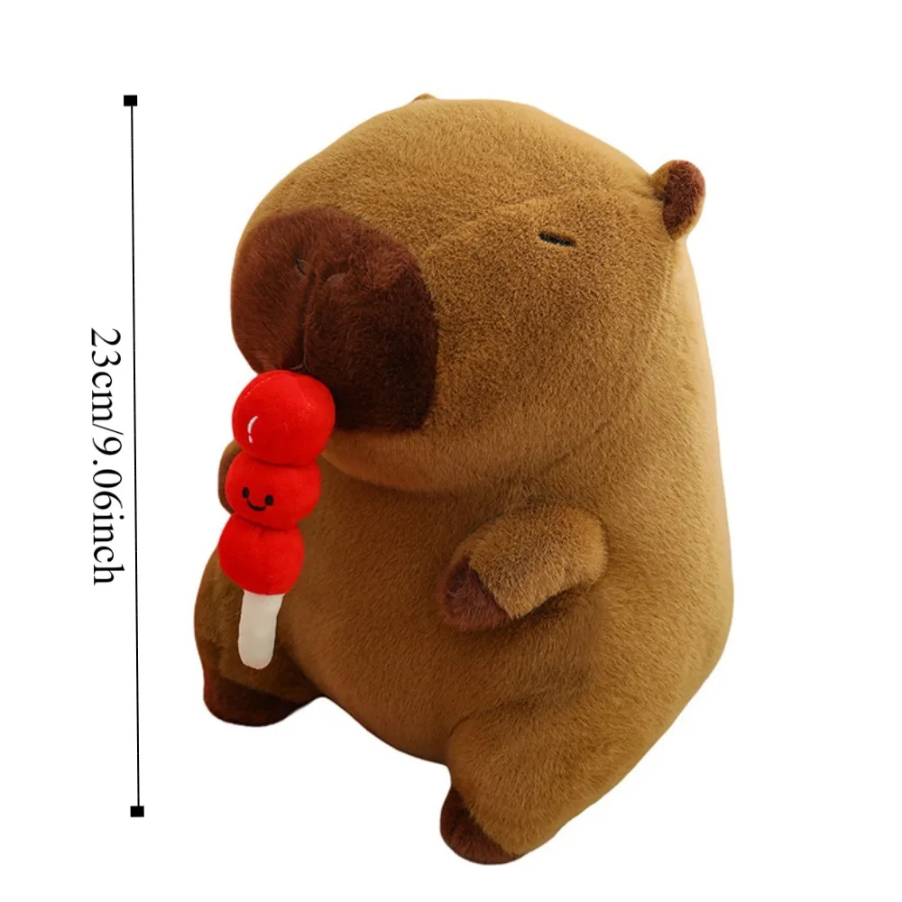 Capivara extensível brinquedo de pelúcia macio confitado haws simulação capivara brinquedo pp algodão recheado capivara boneca crianças brinquedos