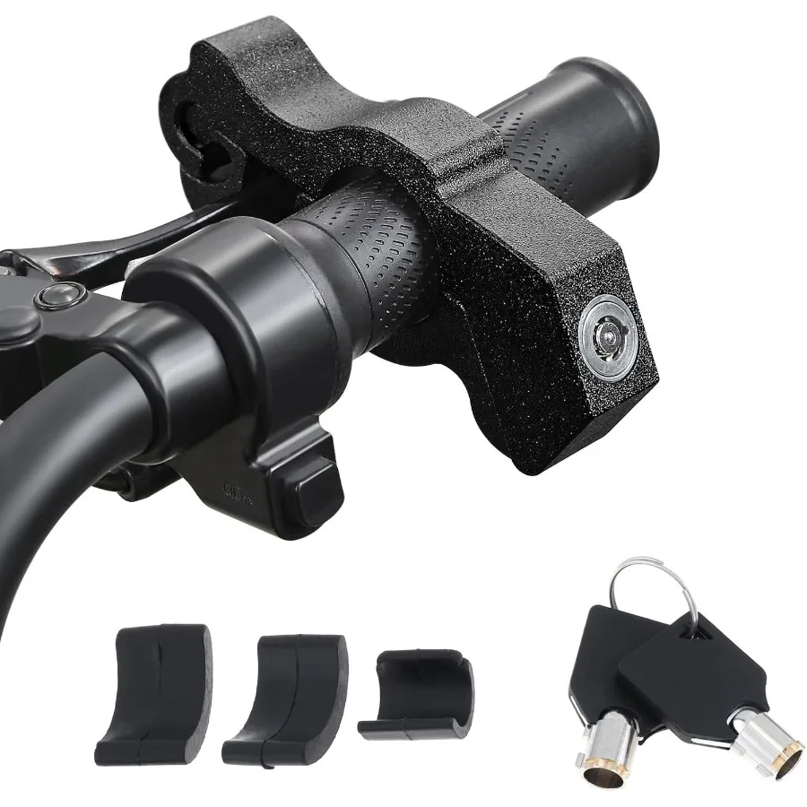 

Сверхмощный передний тормозной замок для мотоцикла с ручкой дроссельной заслонки, тормозной рычаг сцепления, защита руля, идеально подходит для парковки на открытом воздухе