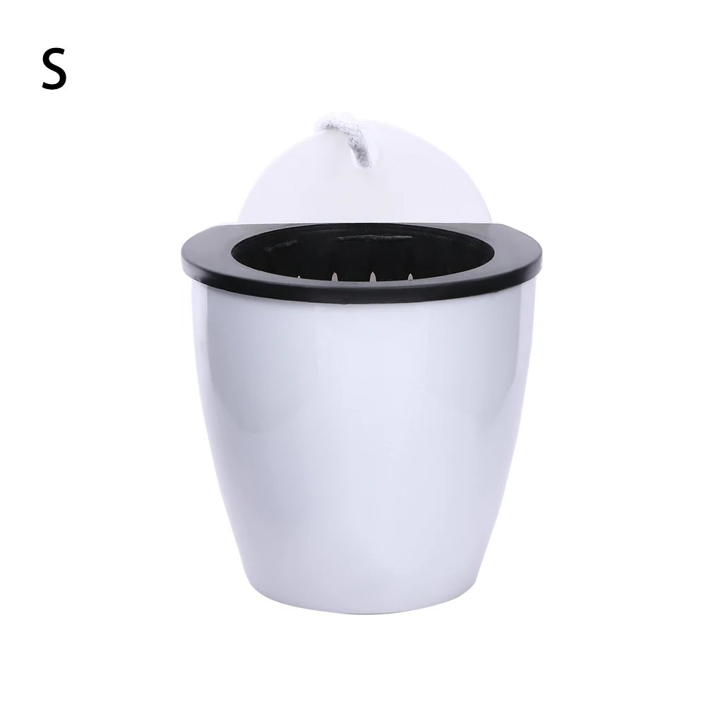 Resin Self Watering Hanging Planter Plant Pot Basket Flower Pot