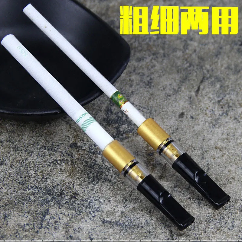 Personal Mini Smoke Mouthpiece Reusable For Thick Thin Reducing Tar Cleanable Smoking filter Smoke Holders Smoke Gadgets for Men