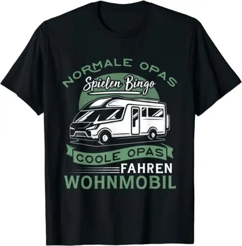 Neu Herren Coole Opas fahren Wohnmobil - Camping Premium T-shirt