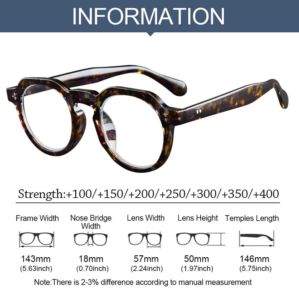 نظارات قراءة بلو راي المضادة للضوء الأزرق لحماية العين، نظارات مد البصر الفاخرة خفيفة الوزن