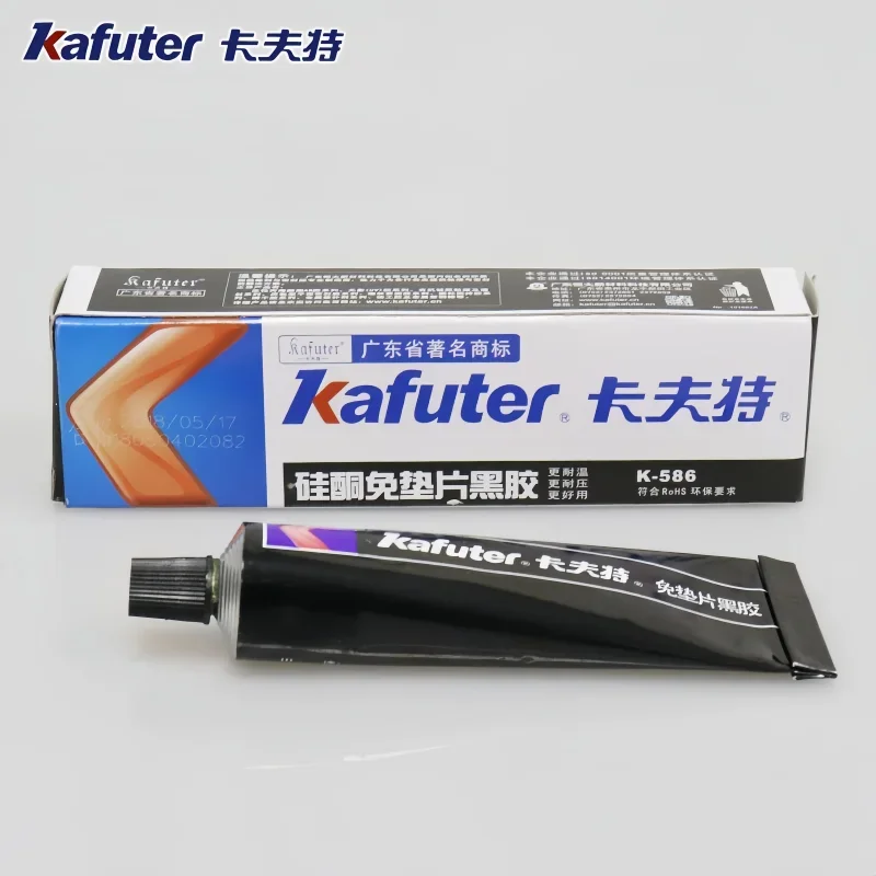 Kafuter K-586 High Temp RTV Silicone Gasket Maker Waterproof Oil Resistant Sealant for Auto Engine Repair