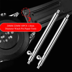 10PCS 20MM 22MM 1.8mm Diameter Watch Pin Pepair Tools & Kits Quick Release Watch Strap spring Bars Pins 24mm 18MM 23MM 19MM 16MM