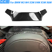 For BMW M3 G80 M4 G82 G83 X3M F97 X4M F98 X5M F95 X6M F96 Replacement Carbon Fiber Steering Wheel Panel Cover Car Accessories