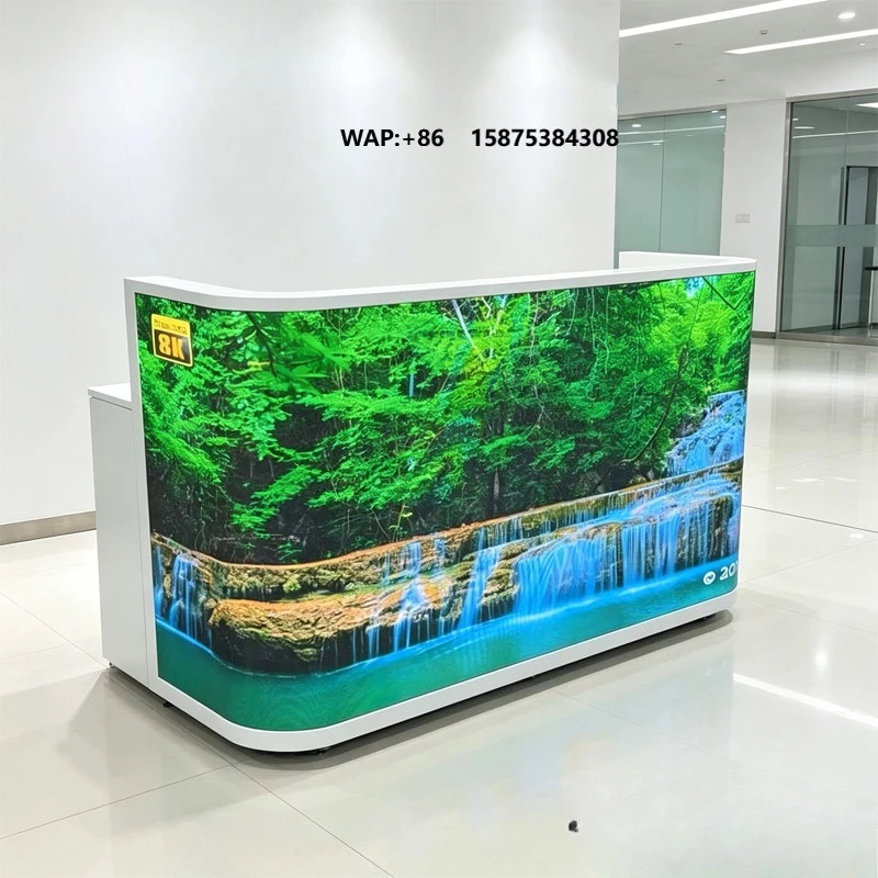 Indoor Waterproof Full Color High Brightness Bar Counter High Refresh Rate LED Display Screen for Commercial Advertising
