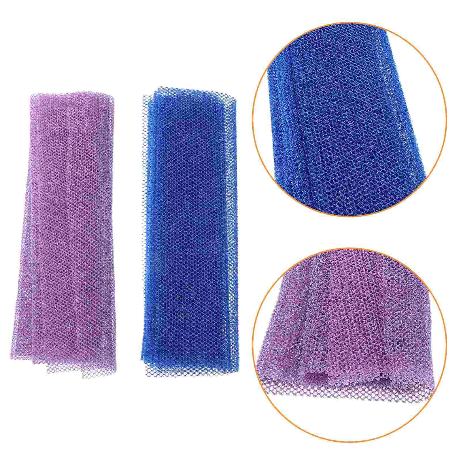 

2Pcs African Scrubber Scrubber Exfoliating Sponge Rag Deep Cleaning Skin Shower Tool Body Bath Scrubbing Tool Cloth Mesh Rag