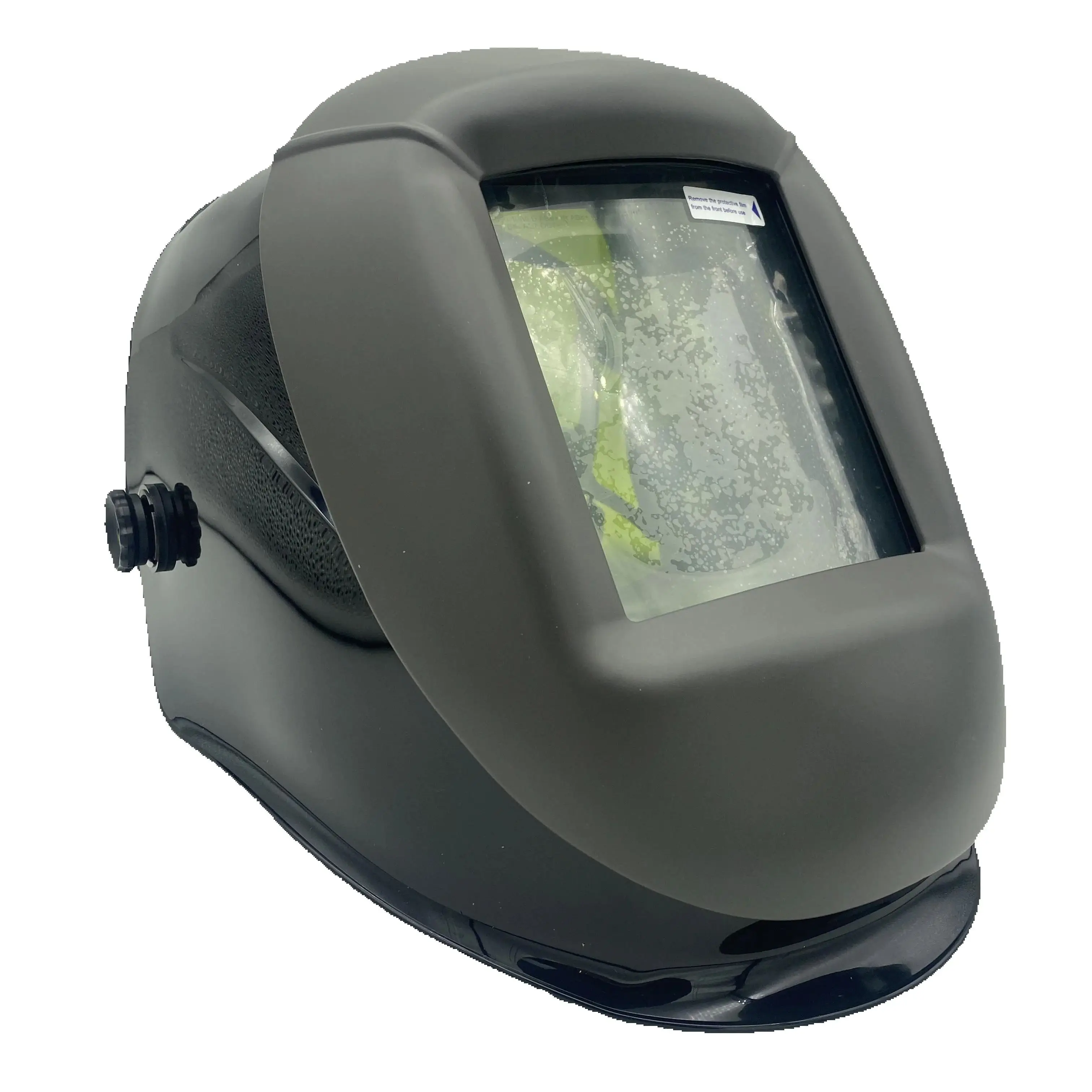 

Laser Welding Protective Helmet With OD8+ from 1064-1095nm VLT 10% Adding Aluminum Alloy Shell
