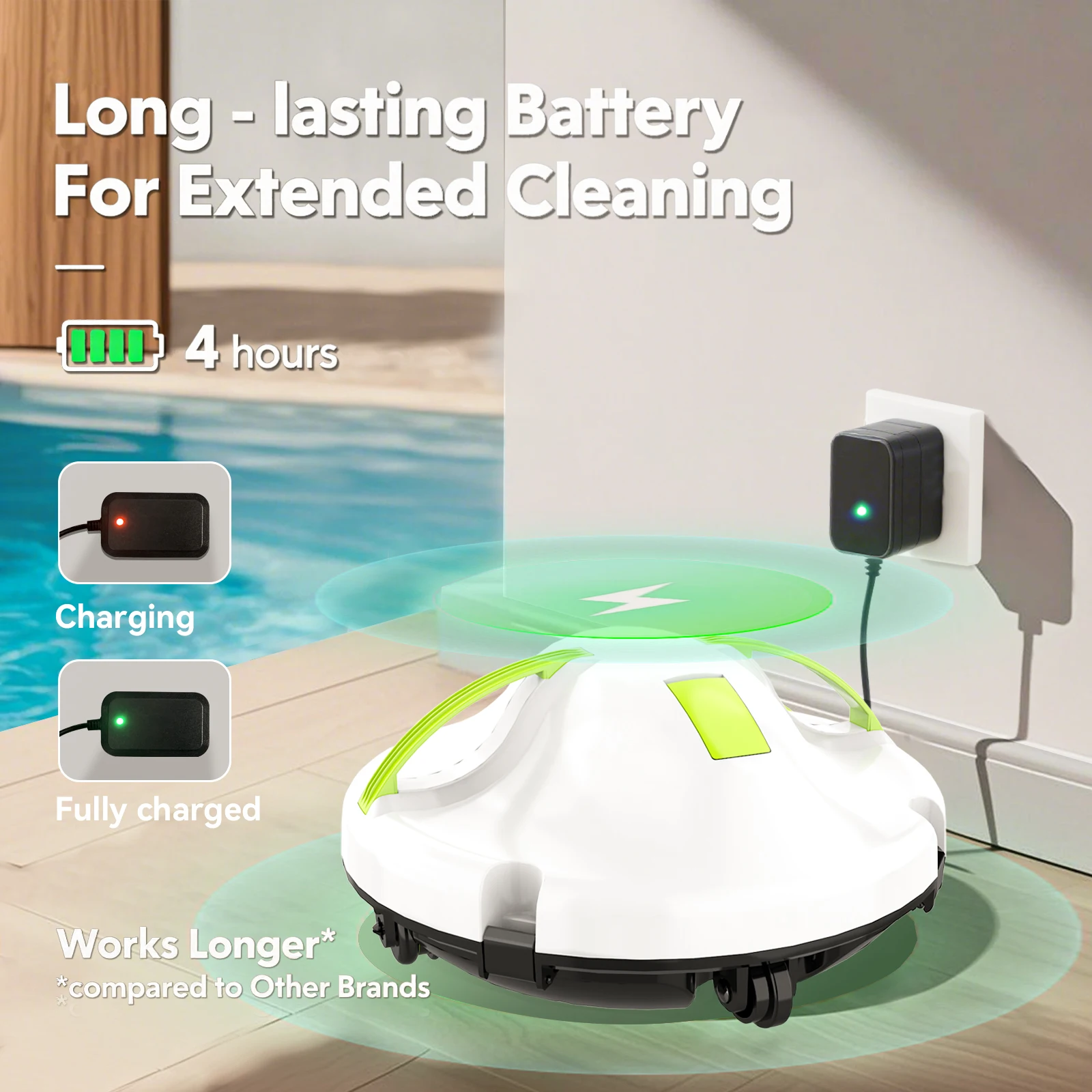 Mehrfarbiger Pool-Reinigungsroboter für den Heimgebrauch, Großhandel mit Abwasser-Saug-Poolfiltern für Schwimmbäder