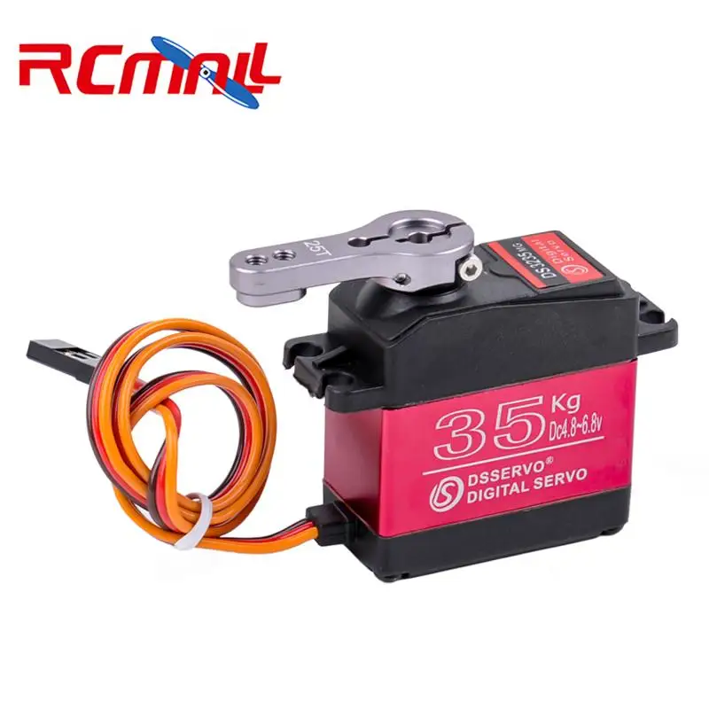 DS3235 35KG Digital Servo High Torque IP66 Waterproof Full Metal Gear 180 270 Degree for 1/8 1/10 RC Car Crawler Robot Models