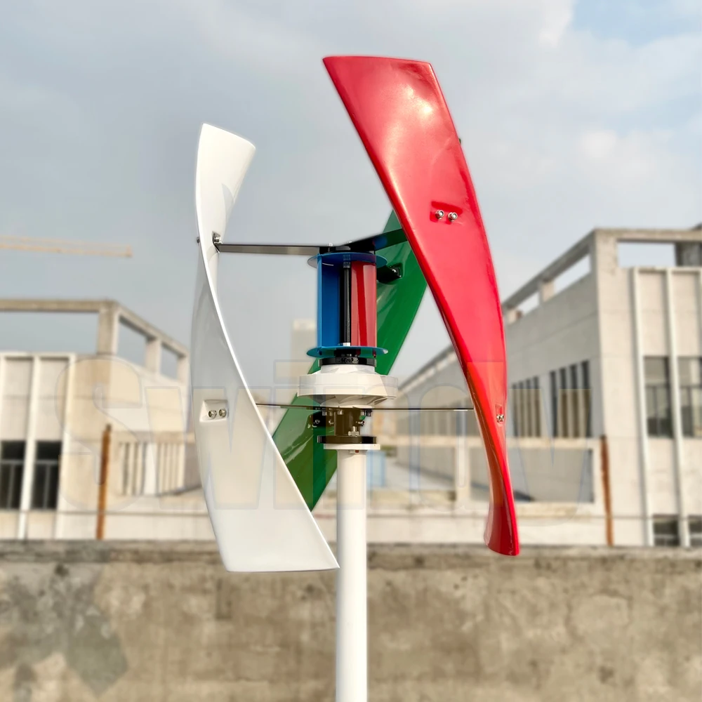 Vertical Axis Wind Turbine, Permanent Maglev Generator,Free MPPT Controller,High Efficiency, 5000W, 8KW,10KW,12V, 24V, 48V