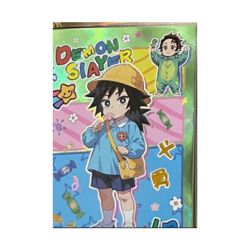 Douqu 4 أنيمي شيطان القاتل LR GR XR بطاقة Kanroji Mitsuri Kamado Nezuko جمع بطاقات عيد الميلاد هدايا عيد الميلاد لعب الأطفال