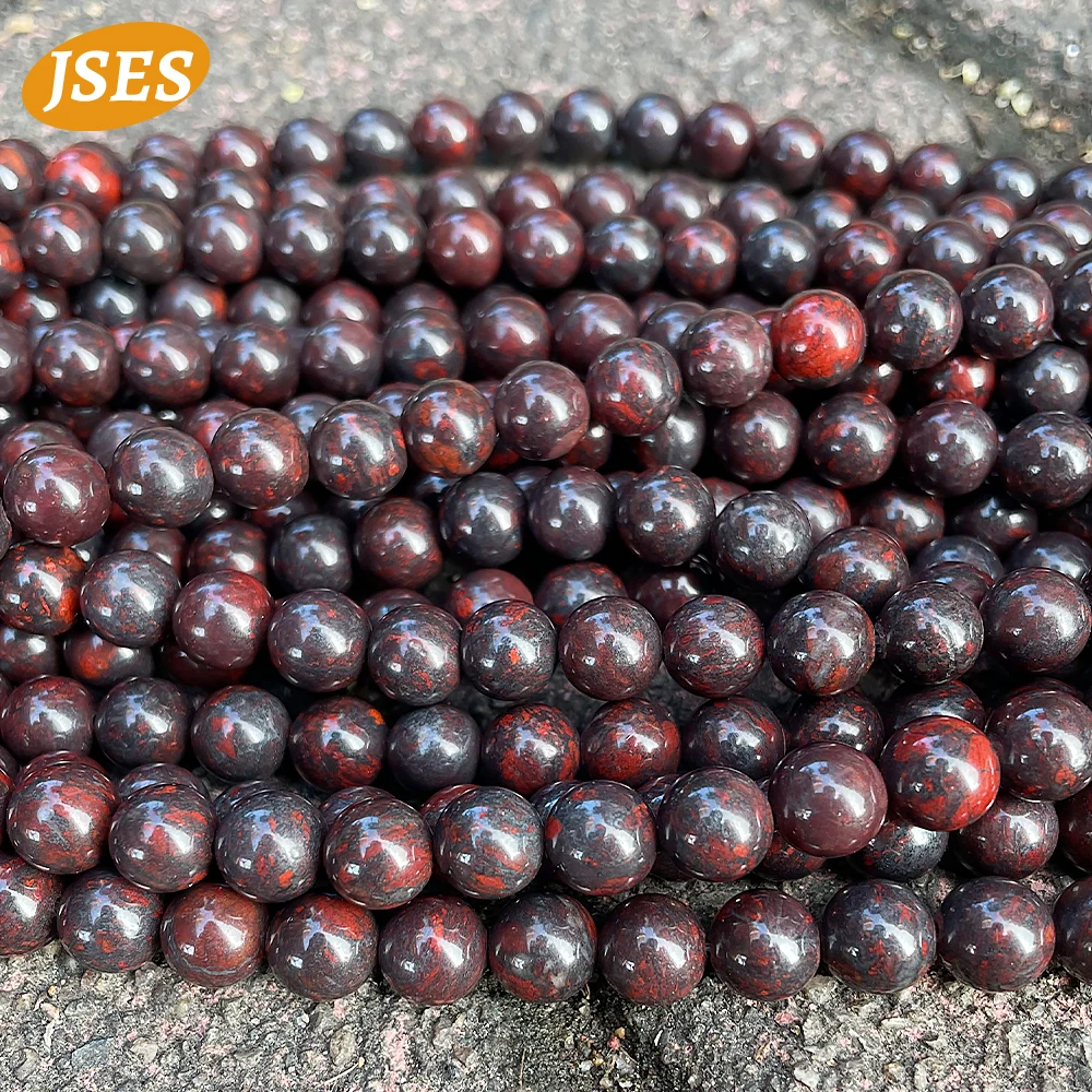 AA Natural Red Breciated Jasper Beads for Jewelry Making Needlework Accessories DIY Bracelets Necklace Strand Beads Wholesale