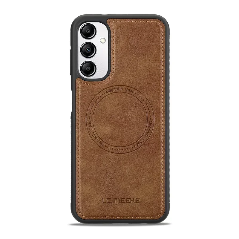 Etui S25 S24FE Funda for Samsung Galaxy S23 S22 S21 S25 Ultra S25+ S20 S23 FE S22+ Plus 5G Luxury Magnetic Card Slot Phone Case