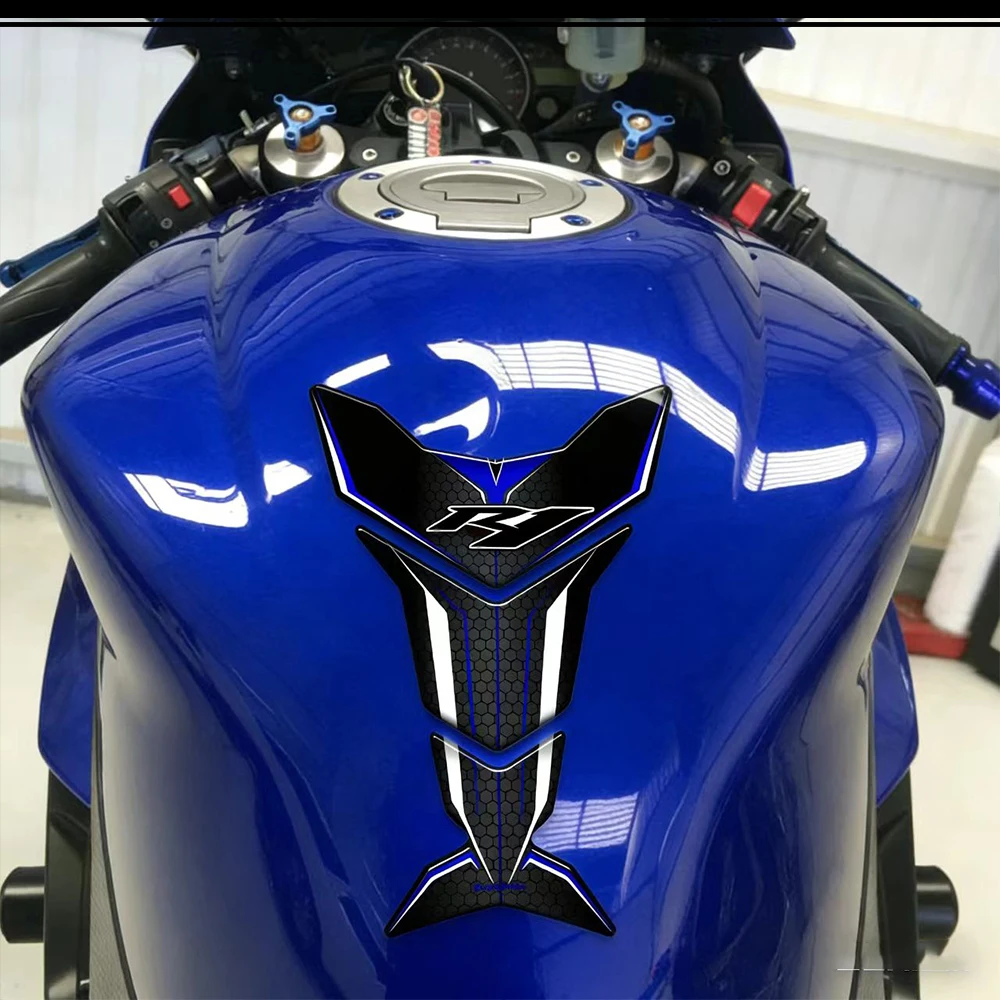 

For YZF-R1 YZFR1 YZF R1 R 1000 Motorcycle Protector Tank Pad Grips Gas Fuel Oil Kit Knee Fairing Fender 3D Stickers