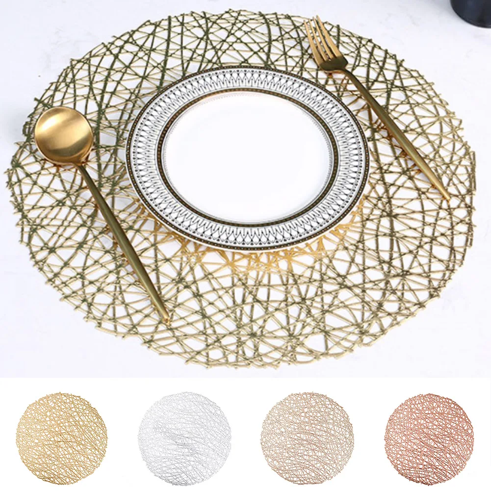 High Quality Placemat Tableware Mats On-slip PVC Table Decoration Used For TeapodBowls Application Kitchen Dining Decor