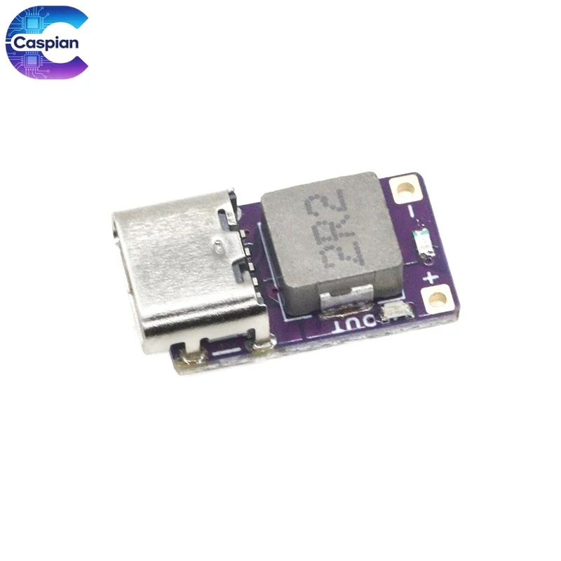 Ultra Mini Type-C 3.7V 4.2V 18650 Lithium Battery Charge Discharge Module 5V 2.4A Integrated Power Board